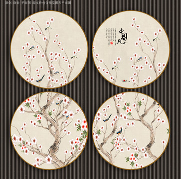 原創(chuàng)花鳥裝飾畫