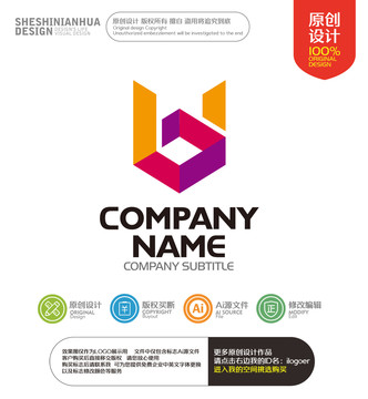 字母BV的組合LOGO