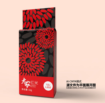 老農(nóng)紅米包裝