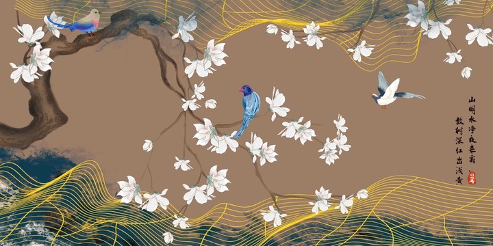 新中式花鳥