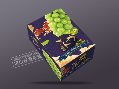 晴王包裝平面展開圖