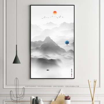 玄關(guān)抽象畫