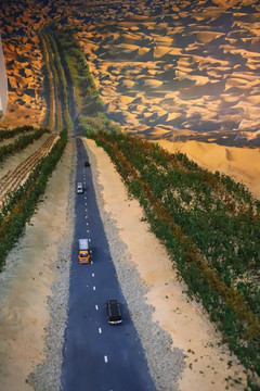 沙漠公路模型