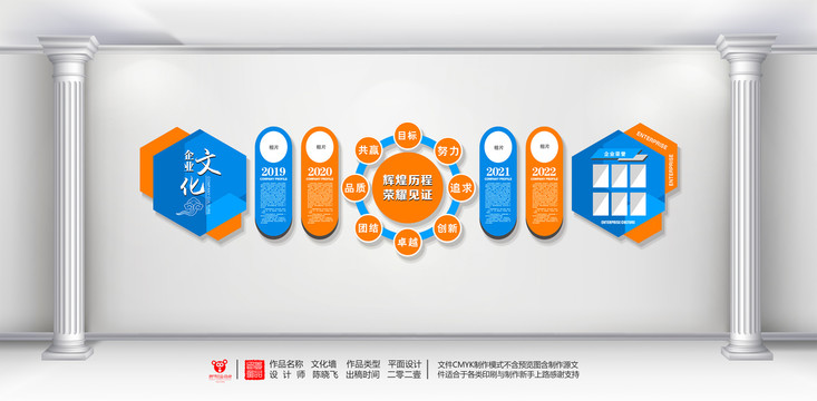 企业历程文化墙