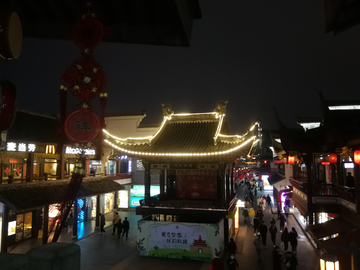 宁波鼓楼街戏楼夜景