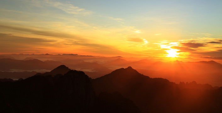 黃山日出