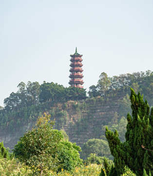 南沙天后宫南岭塔