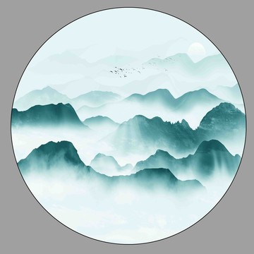 中國(guó)風(fēng)山水