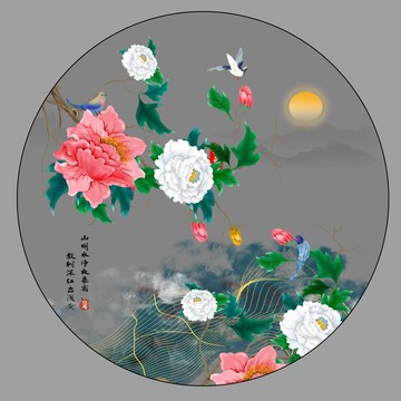 新中式花鳥(niǎo)圖