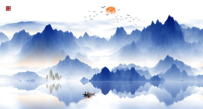 國(guó)畫(huà)山水