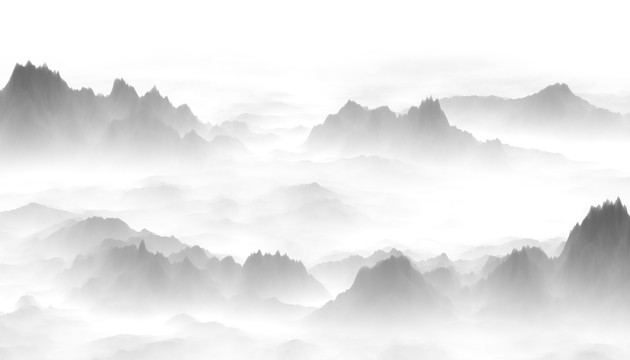 水墨山水畫(huà)