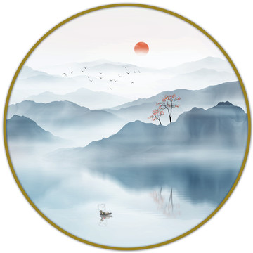 新中式山水畫