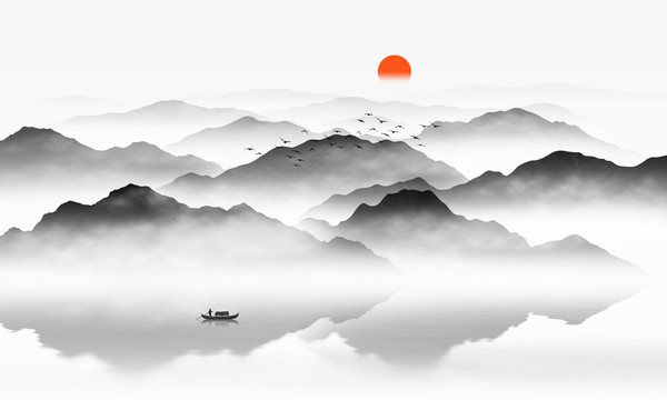 新中式山水