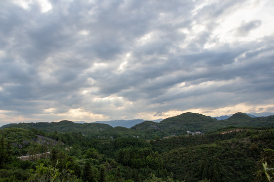 山峰风光