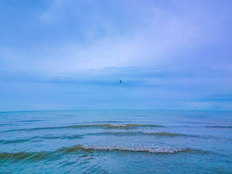 碧蓝的青海湖