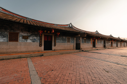 漳州埭美村的中国传统古民居建筑