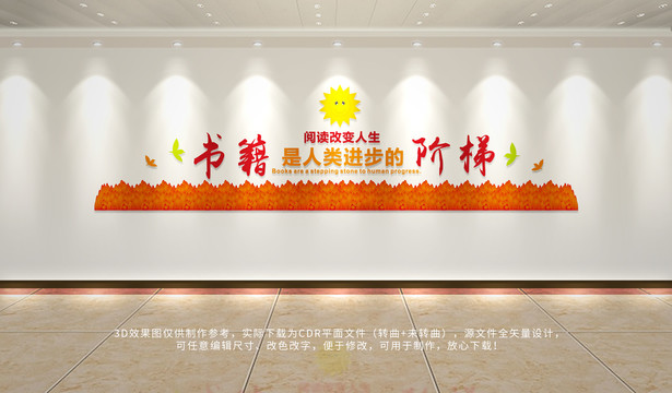 校園閱讀展板