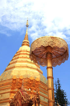 泰国清迈佛教金塔