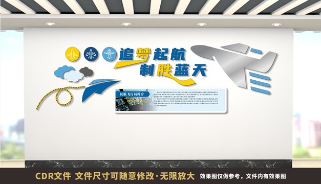 航空文化墻