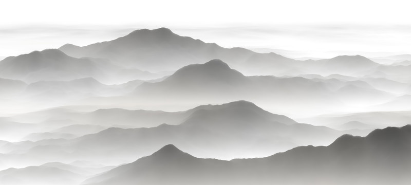 水墨山水畫