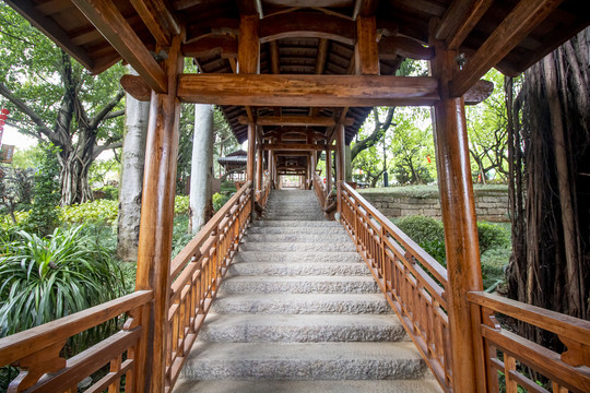 福州烟台山公园长廊