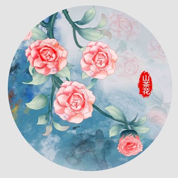 牡丹花鳥