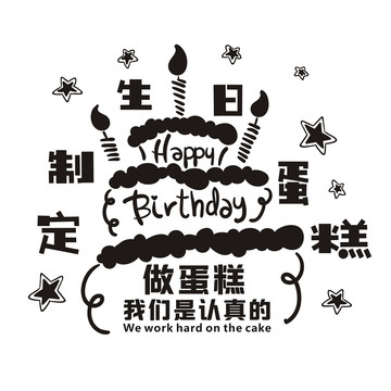 蛋糕裝飾畫