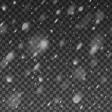 大雪紛飛特效 透明背景