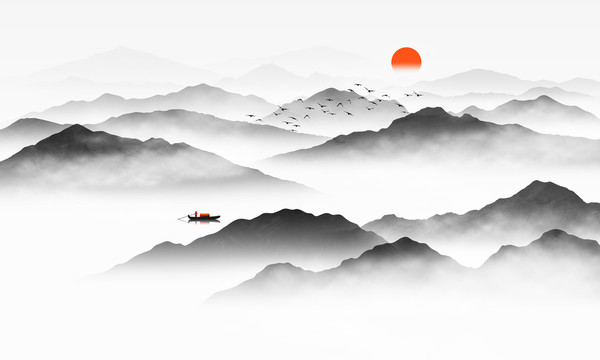 新中式山水
