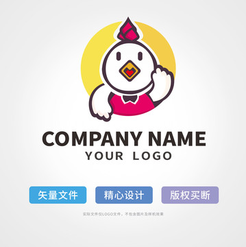炸雞小雞logo