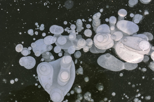 冰河气泡素材