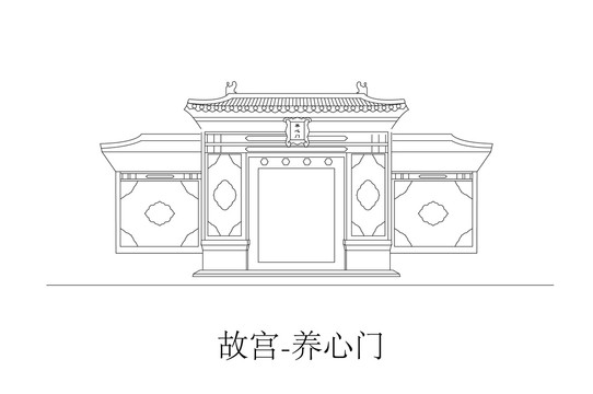 故宮養(yǎng)心門