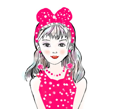 卡通女孩頭像