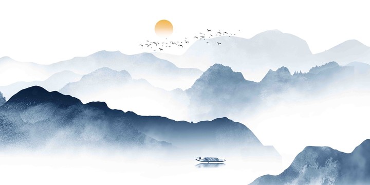 新中式山水畫