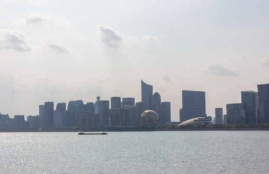 杭州钱塘江城市建筑风景