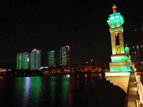 灯光夜景霓虹灯夜景效果