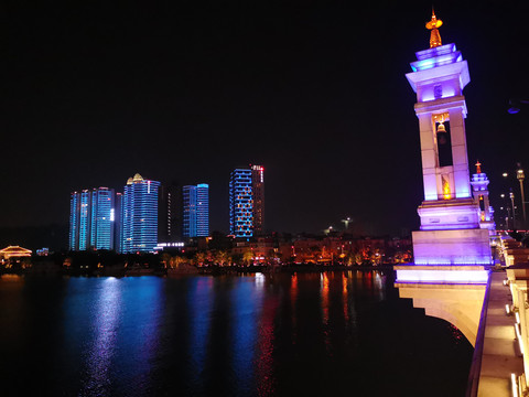 灯光夜景霓虹灯夜景效果