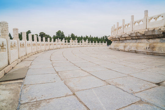北京天壇公園古建筑和旅游風光