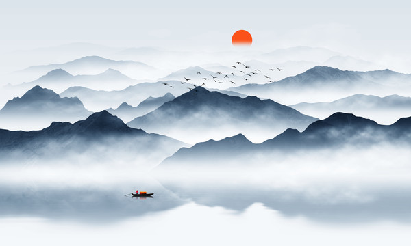 新中式山水