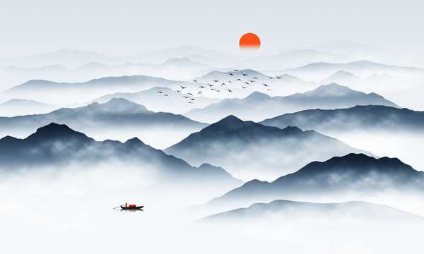 禪意山水