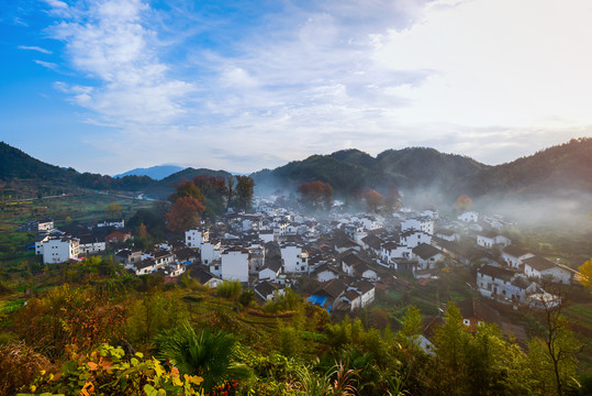 婺源石城秋景