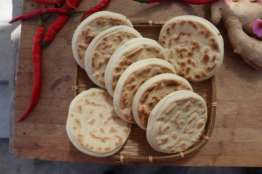 月牙烧饼白吉饼实拍图