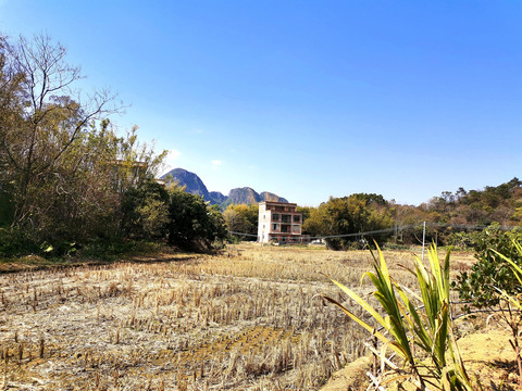 阳春市合水镇农村景色