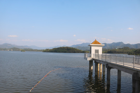 阳春市合水镇合水水库风光