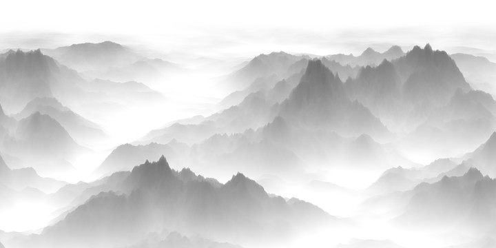 水墨山水畫