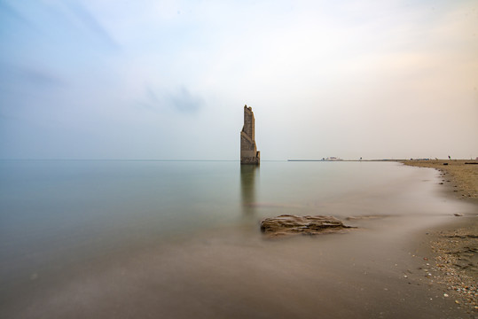 广西北海涠洲岛的灯塔