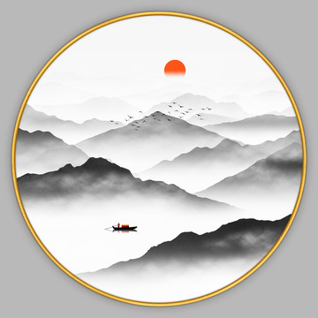 寫意山水畫