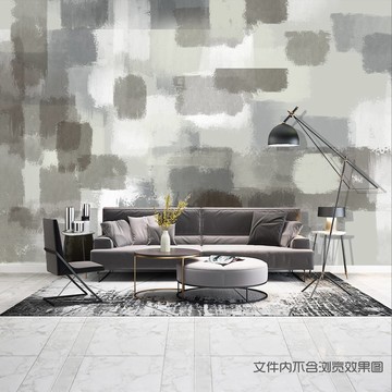 復(fù)古抽象油畫背景墻