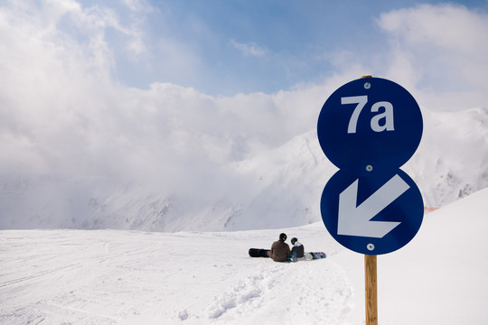 阿尔卑斯山滑雪场