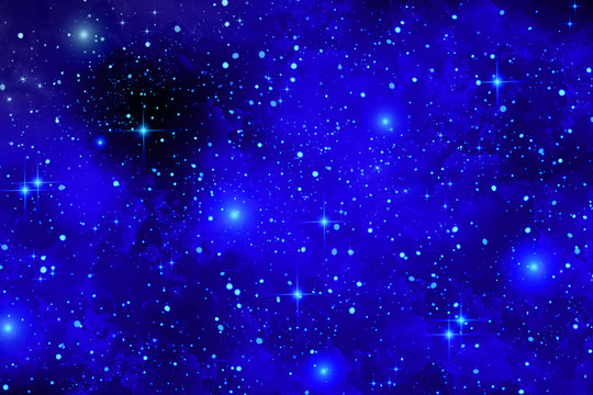 藍(lán)色星空?qǐng)D